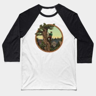 Arborist Working On A Tree Baseball T-Shirt